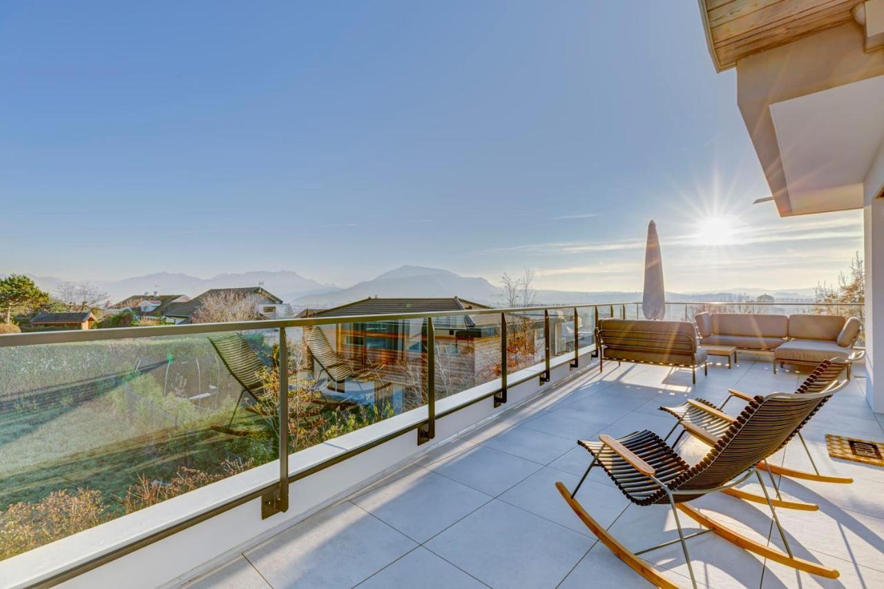 Serenity - 3 Bedroom Top Floor Apartment Parking & Lake View Terrace Annecy Exterior photo